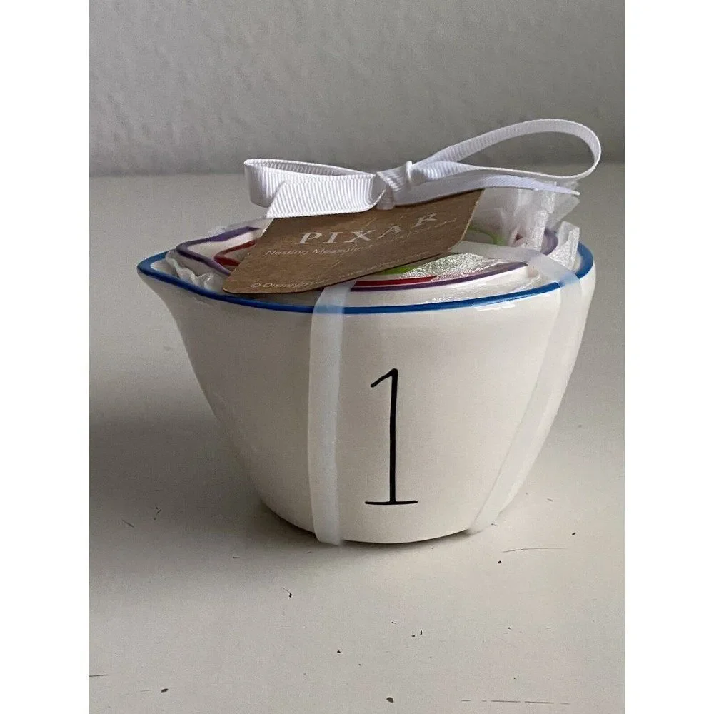 Rae Dunn Toy Story Pixar Measuring Cups Woody‎ Buzz Aliens Jesse Ceramic NEW